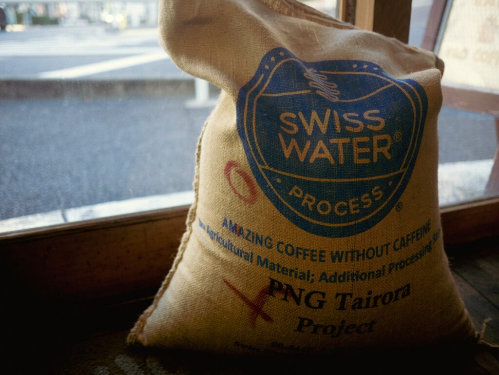 カフェインレスコーヒー　パプアニューギニア
